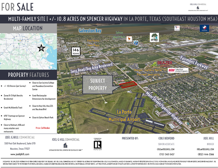 Spencer Hwy, La Porte, TX for sale - Aerial - Image 1 of 12