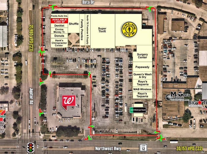 11411 Northwest Hwy, Dallas, TX for lease Site Plan- Image 1 of 1