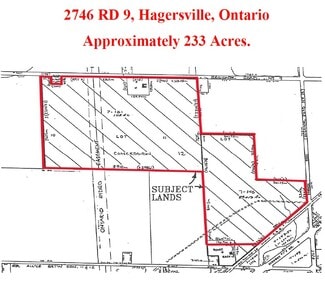 More details for 2746 Regional Rd 9, Hagersville, ON - Land for Sale