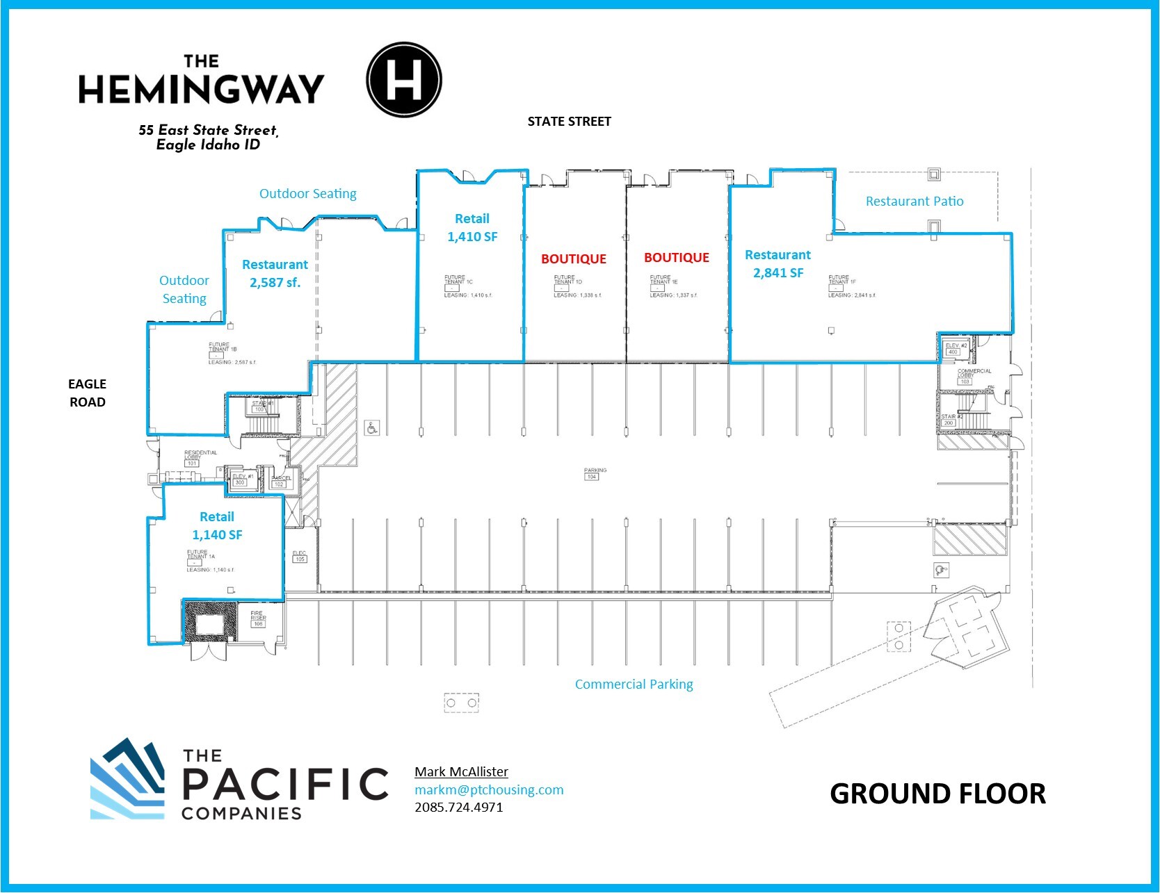 55 E State St, Eagle, ID for lease Floor Plan- Image 1 of 6