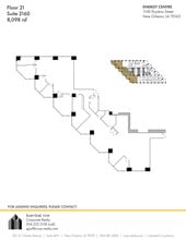 1100 Poydras St, New Orleans, LA for lease Site Plan- Image 1 of 1
