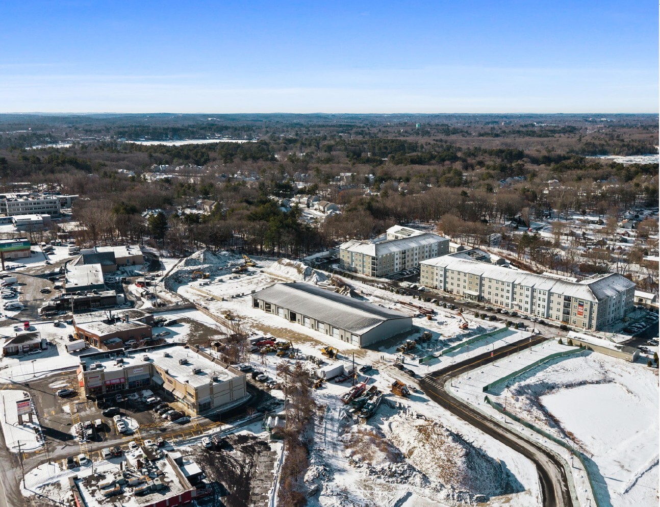 128 Newbury St, Peabody, MA for lease Aerial- Image 1 of 5