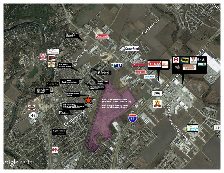 1750 E Common St, New Braunfels, TX for lease - Site Plan - Image 3 of 6