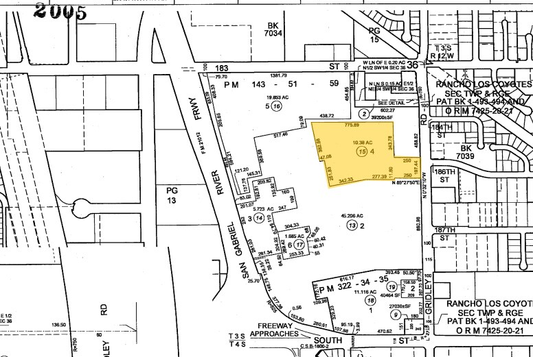 1-500 Lakewood Center Mall, Lakewood, CA for lease - Plat Map - Image 2 of 16