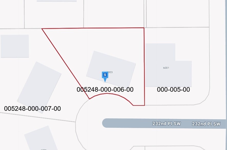 6003 232nd Plz SW, Mountlake Terrace, WA for sale - Plat Map - Image 2 of 2