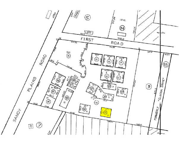 2440 Sandy Plains Rd, Marietta, GA for lease - Plat Map - Image 3 of 25