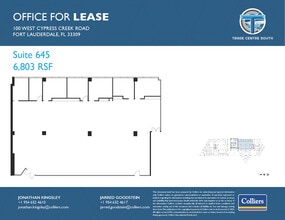 100 W Cypress Creek Rd, Fort Lauderdale, FL for lease Floor Plan- Image 1 of 1