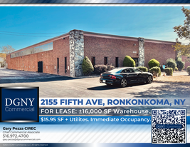 2155 Fifth Ave, Ronkonkoma NY - Warehouse