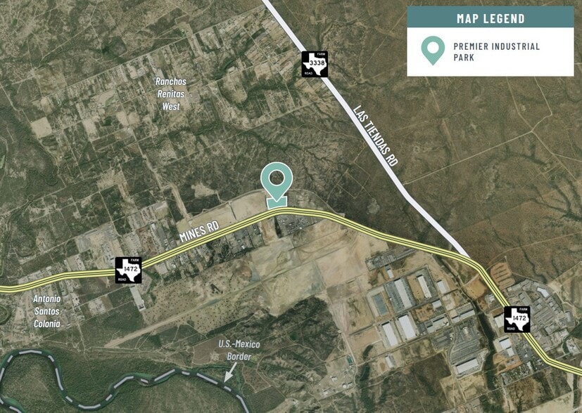 101 Man United St, Laredo, TX for lease - Aerial - Image 2 of 3