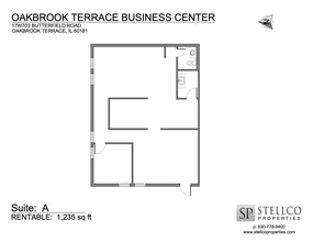 17W695-17W745 Butterfield Rd, Oakbrook Terrace, IL for lease Floor Plan- Image 1 of 1