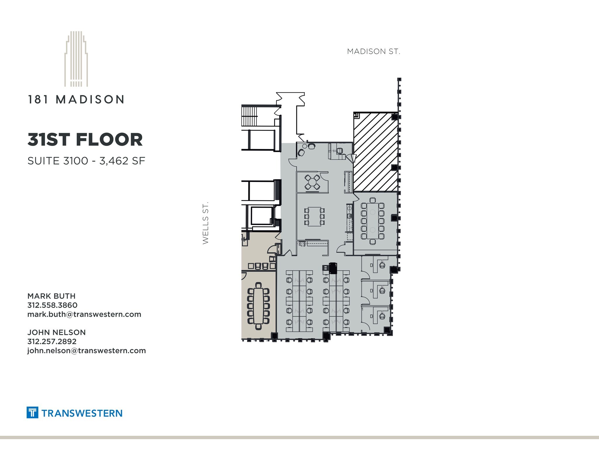 181 W Madison St, Chicago, IL for lease Site Plan- Image 1 of 2