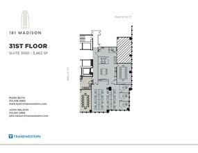 181 W Madison St, Chicago, IL for lease Site Plan- Image 1 of 2