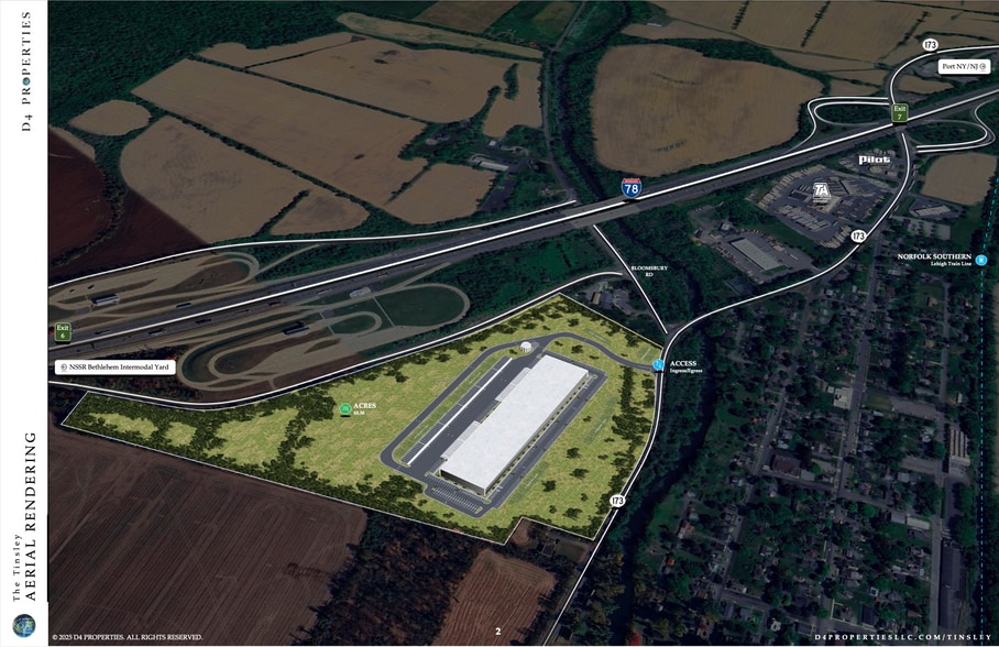 717 State Route 173, Greenwich Township, NJ for lease - Aerial - Image 3 of 5