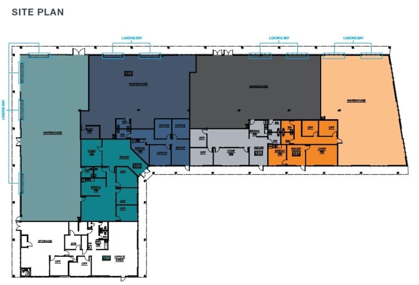 10812 Fallstone Rd, Houston, TX for lease - Site Plan - Image 2 of 12