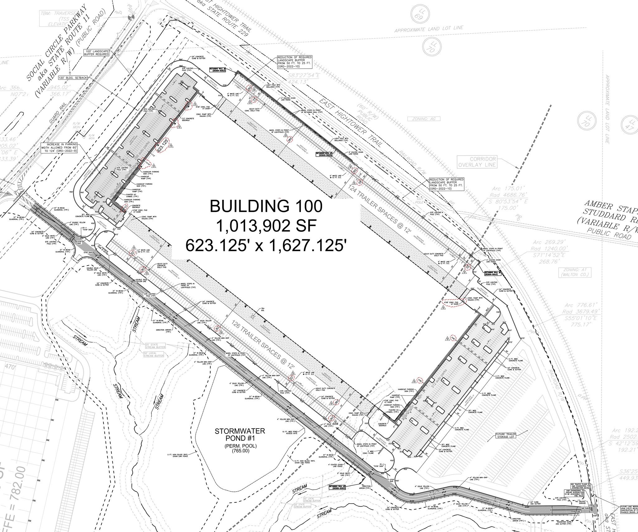 1365 E Hightower Trl, Social Circle, GA for lease Site Plan- Image 1 of 1