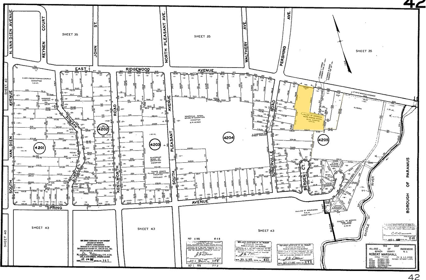 1200 E Ridgewood Ave, Ridgewood, NJ 07450 Property Record