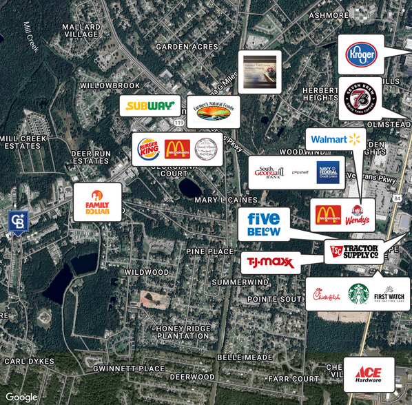 1.05 AC E.G. Miles Parkway, Hinesville, GA for sale - Building Photo - Image 2 of 2