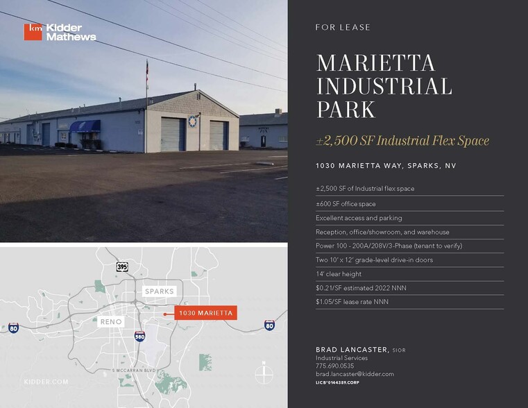 1050-1080 Marietta Way, Sparks, NV for lease - Building Photo - Image 1 of 7