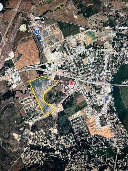 XXX S. PIRATE Dr, Granbury, TX for sale - Aerial - Image 1 of 2