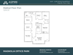 31368 Nichols Sawmill Rd, Magnolia, TX for lease Floor Plan- Image 2 of 2