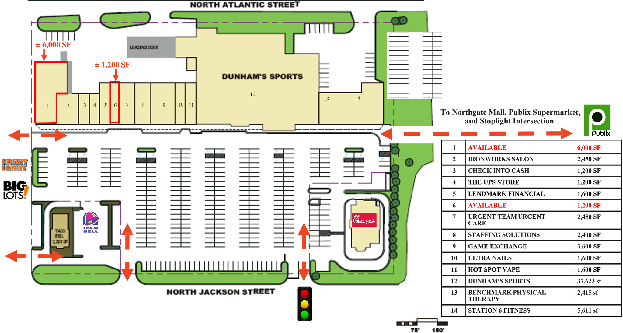 1802 N Jackson St, Tullahoma, TN 37388 Cherokee Square