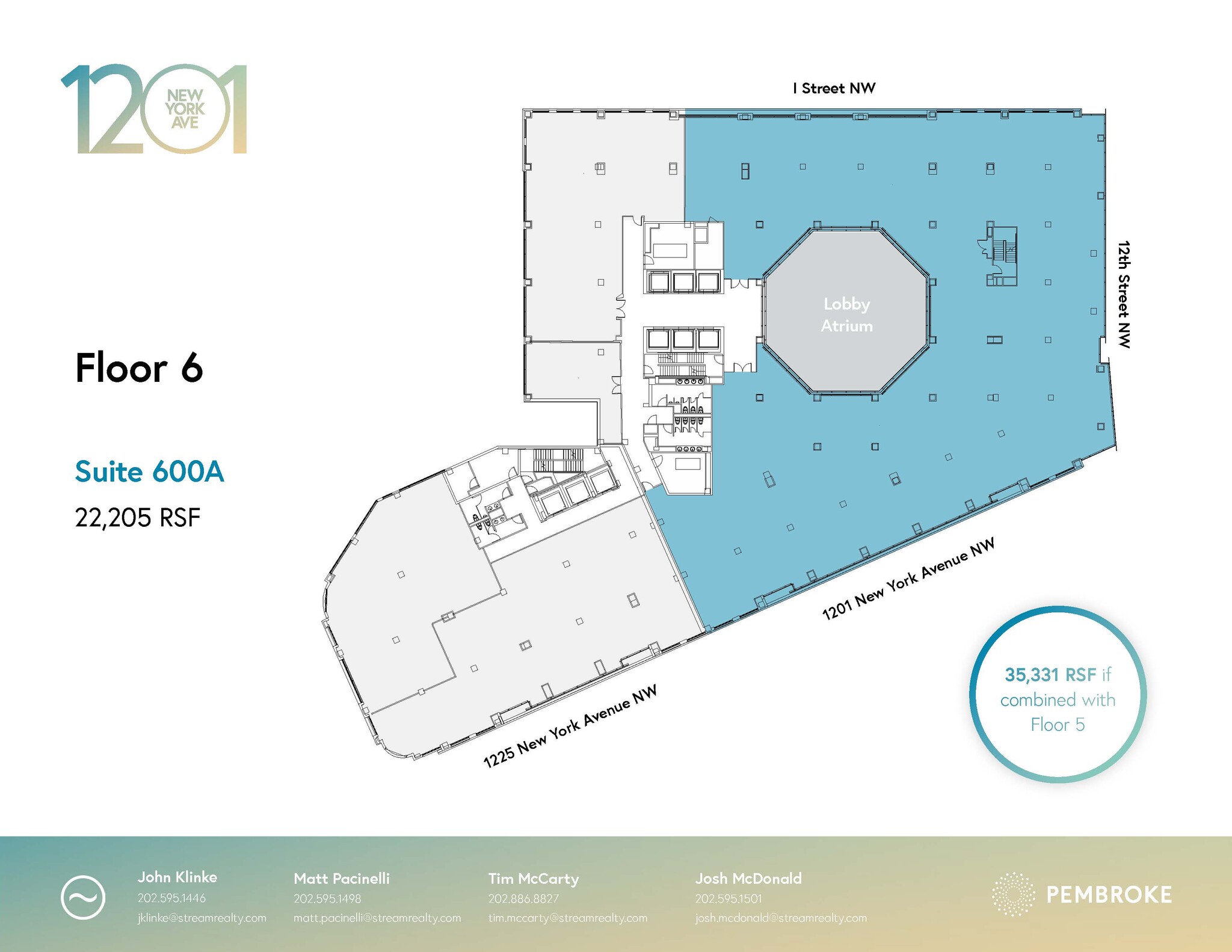1201 New York Ave NW, Washington, DC for lease Floor Plan- Image 1 of 1