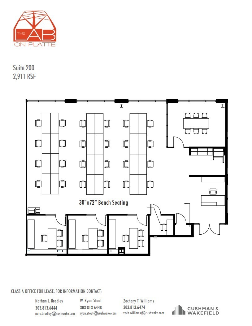 2420 17th St, Denver, CO for lease Floor Plan- Image 1 of 1