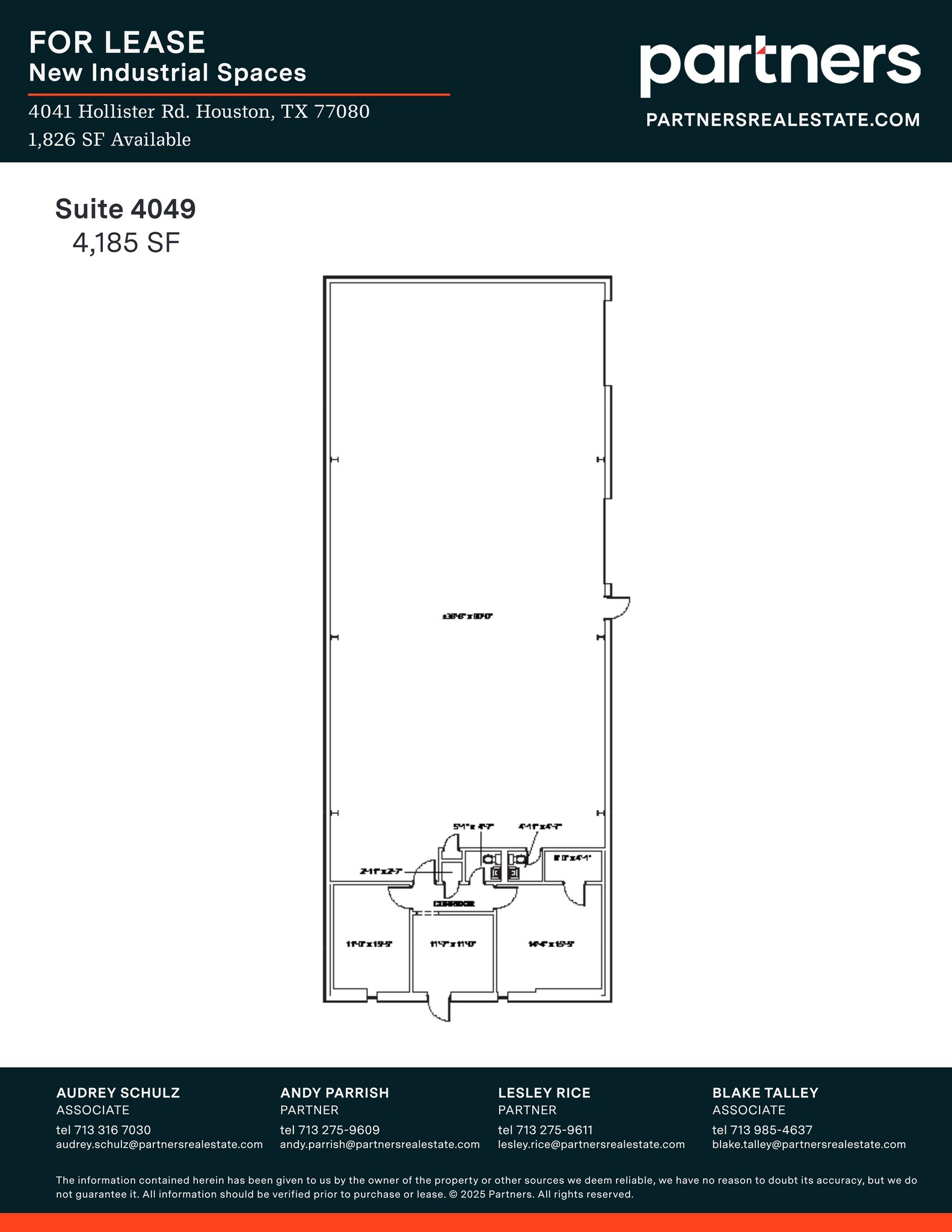 4041-4071 Hollister Rd, Houston, TX for lease Site Plan- Image 1 of 1