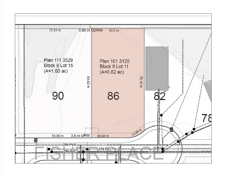 86 Fisher Pl, Okotoks, AB for sale Site Plan- Image 1 of 2