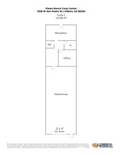 1528 W San Pedro St, Gilbert, AZ for lease Floor Plan- Image 1 of 1