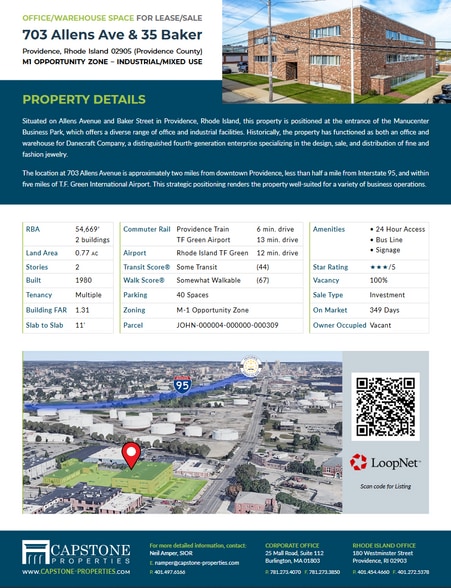 703 Allens Ave & 35 Baker Ave portfolio of 2 properties for sale on LoopNet.com - Building Photo - Image 1 of 22