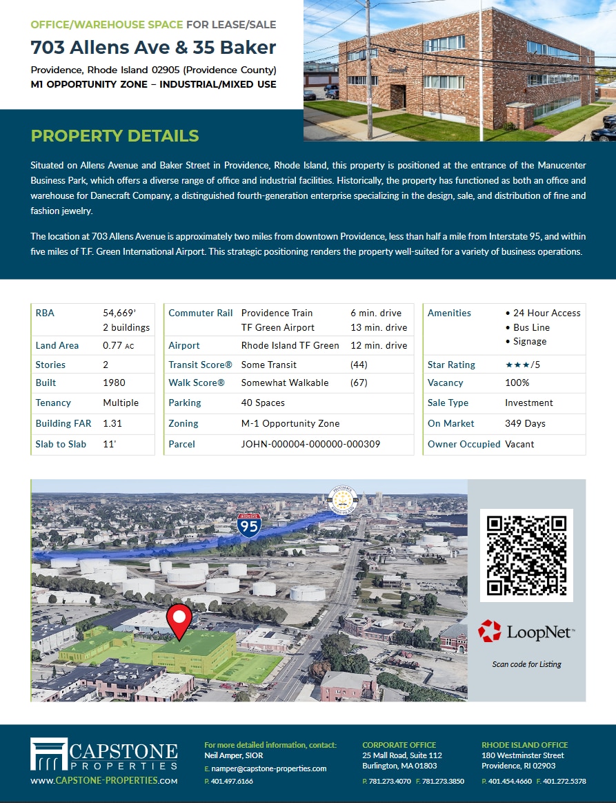 703 Allens Ave & 35 Baker Ave portfolio of 2 properties for sale on LoopNet.com Building Photo- Image 1 of 23