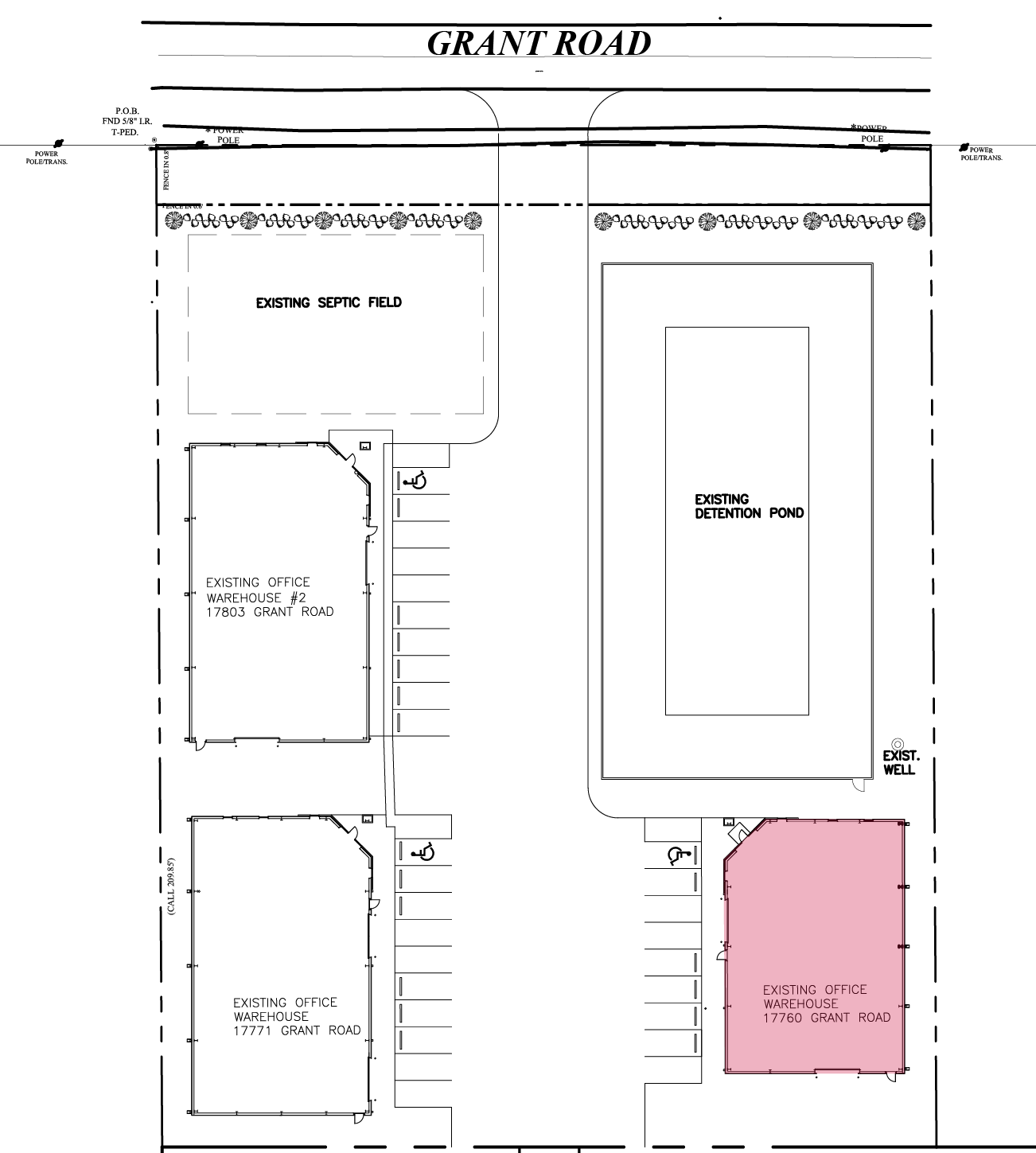 17771 Grant Rd, Cypress, TX for lease Site Plan- Image 1 of 2