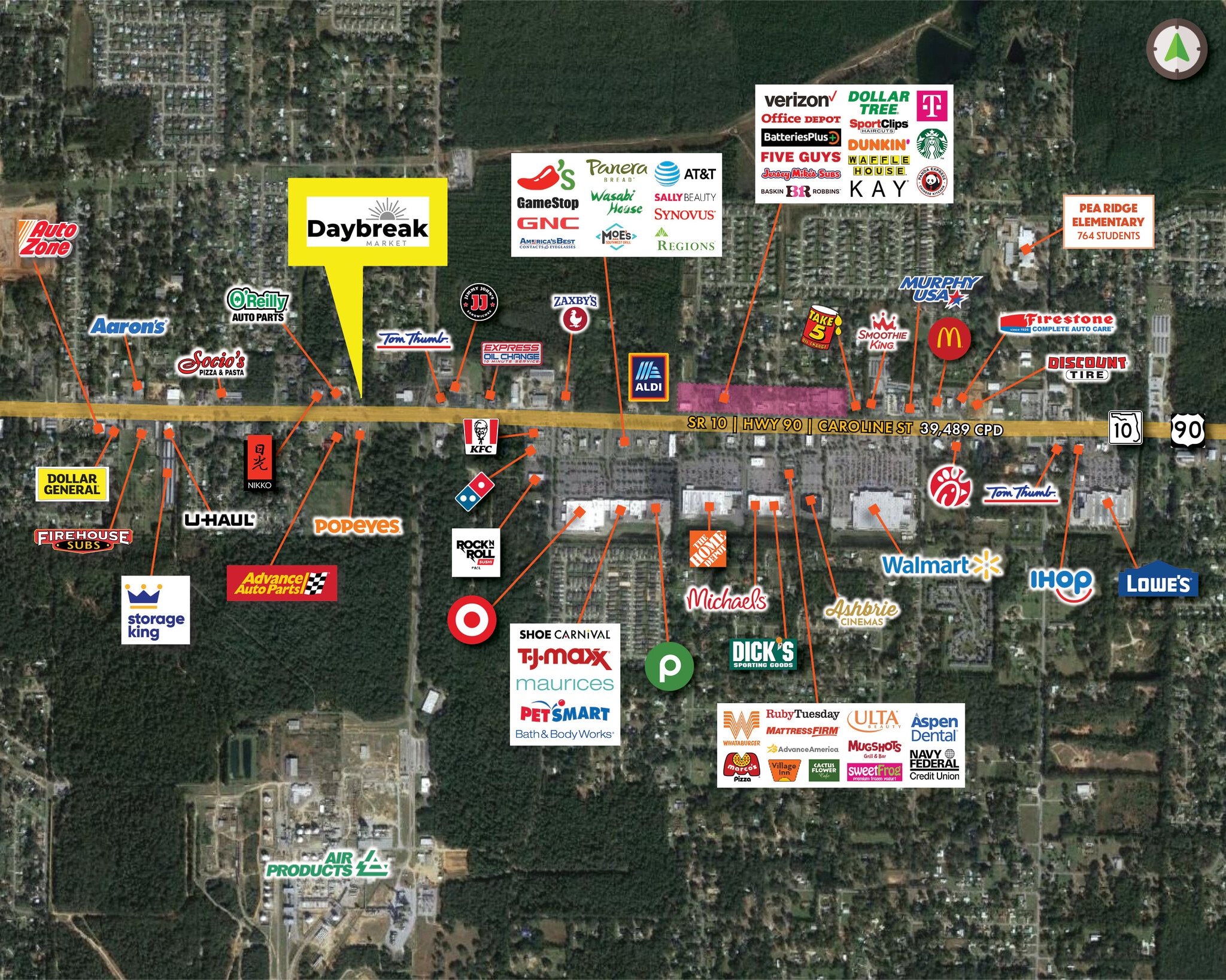 4540 Us90, Pace, FL 32571 DAYBREAK MARKET PACE, FL