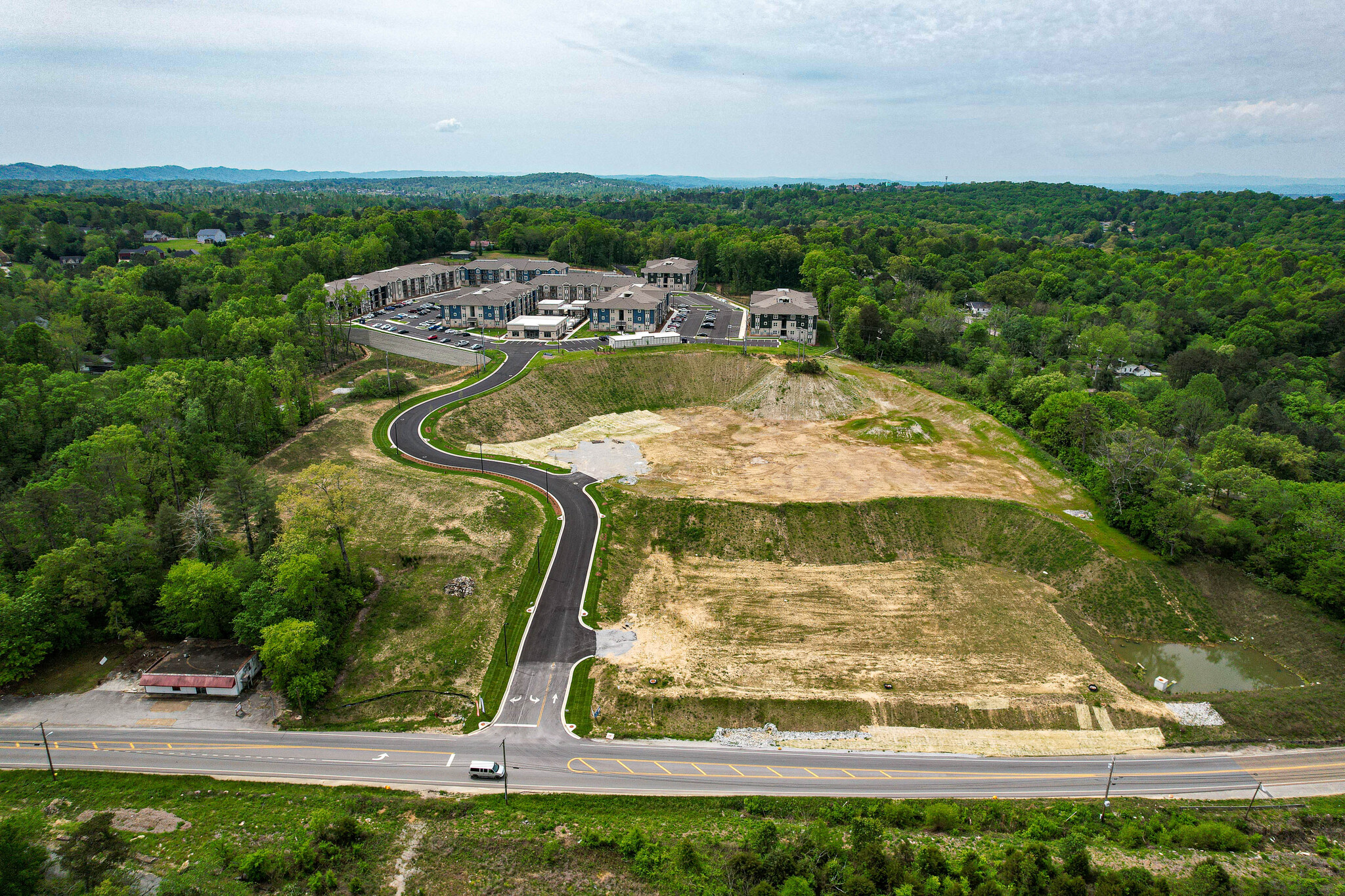 8001 Old Lee Hwy, Ooltewah, TN for sale Aerial- Image 1 of 39