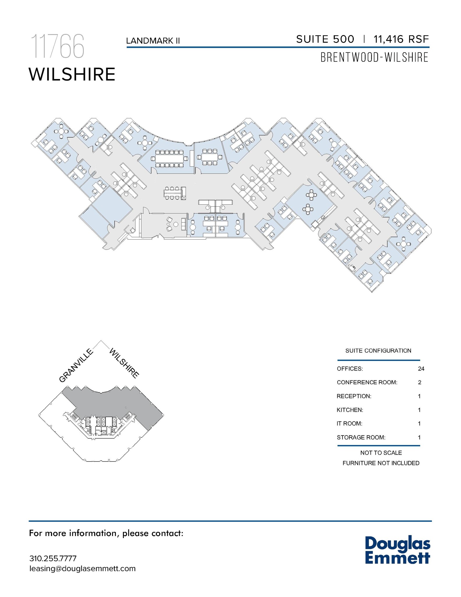 11766 Wilshire Blvd, Los Angeles, CA for lease Floor Plan- Image 1 of 1