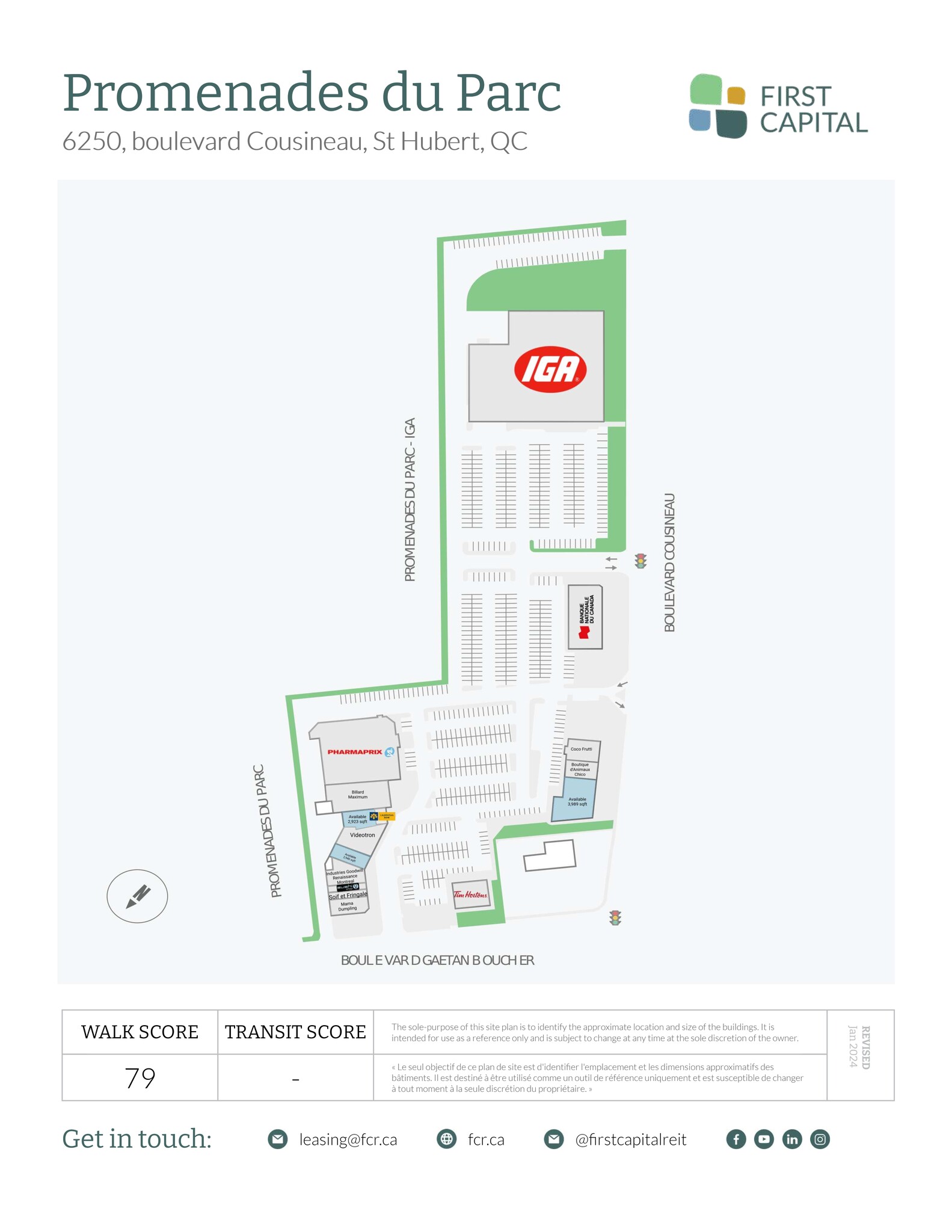 6250 Blvd Cousineau, Longueuil, QC for lease Site Plan- Image 1 of 2