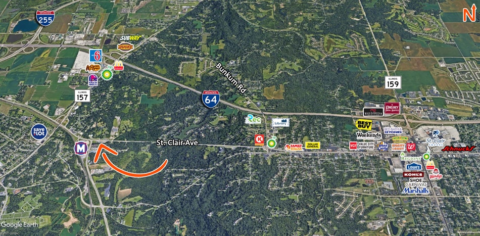 9510 St. Clair Ave, Fairview Heights, IL for lease - Building Photo - Image 3 of 8