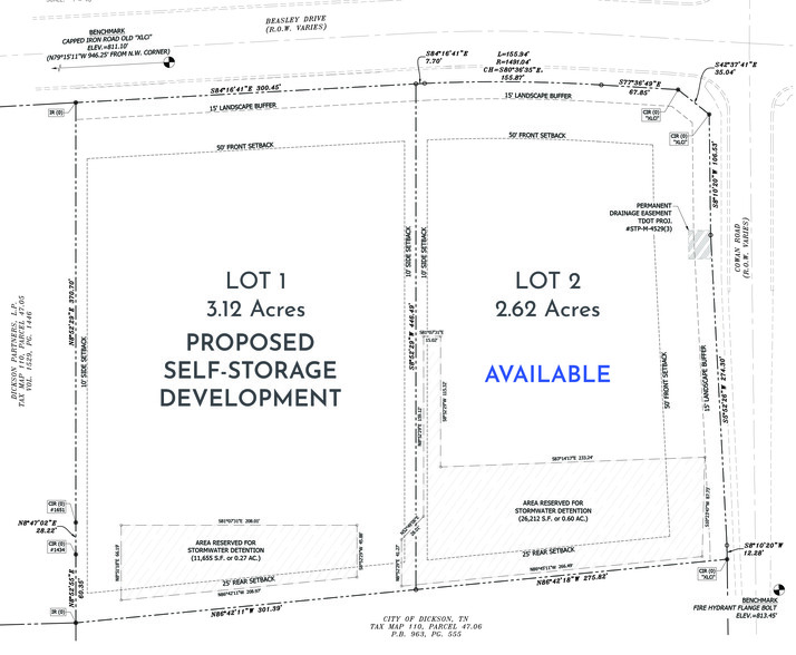 Beasley Dr, Dickson, TN for sale - Site Plan - Image 2 of 2