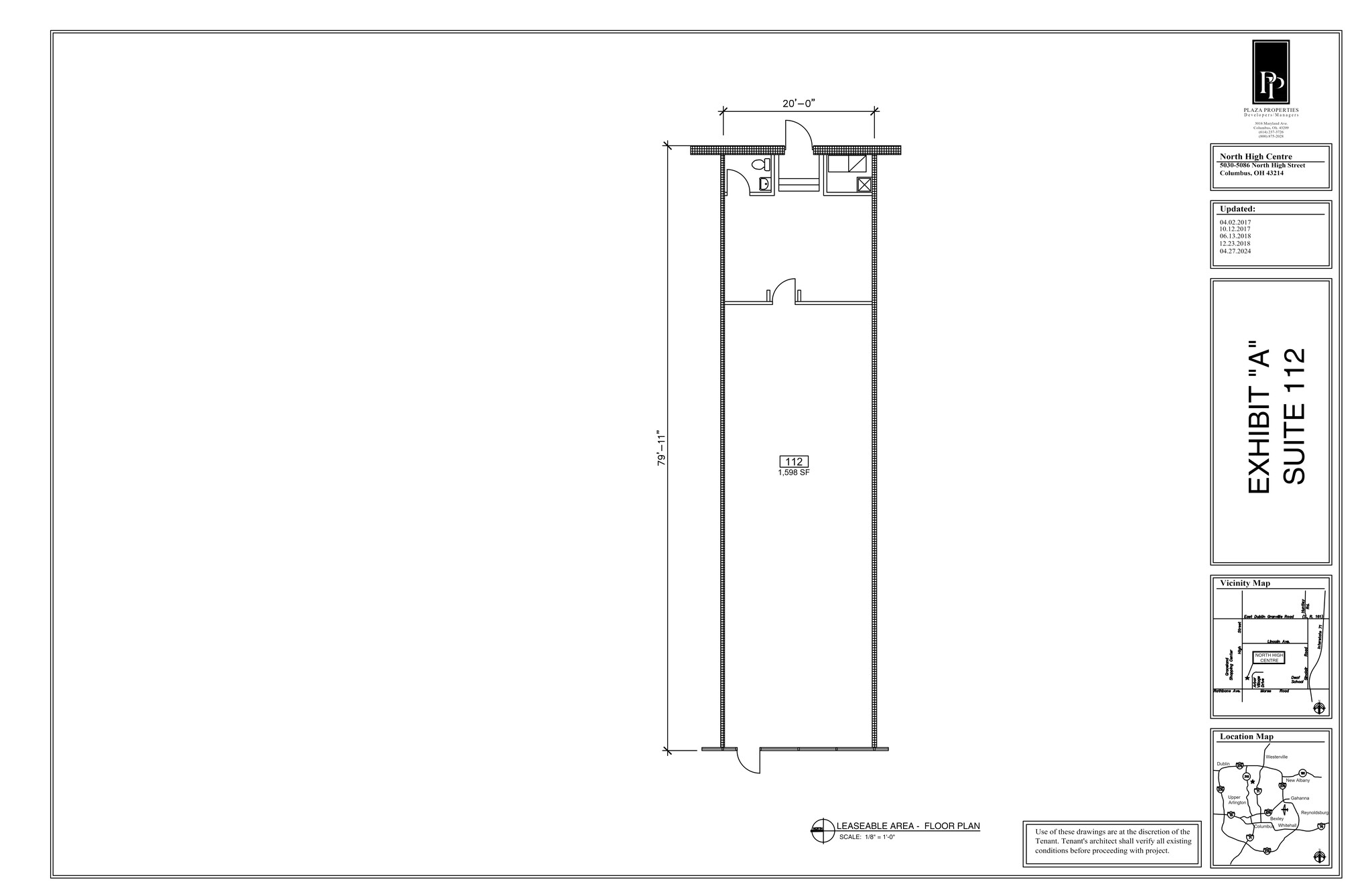 5030-5086 N High St, Columbus, OH for lease Site Plan- Image 1 of 2