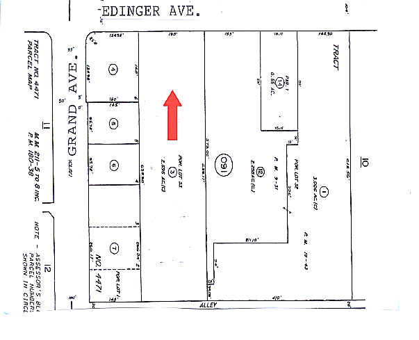 1514-1516 E Edinger Ave, Santa Ana, CA for lease - Plat Map - Image 2 of 5