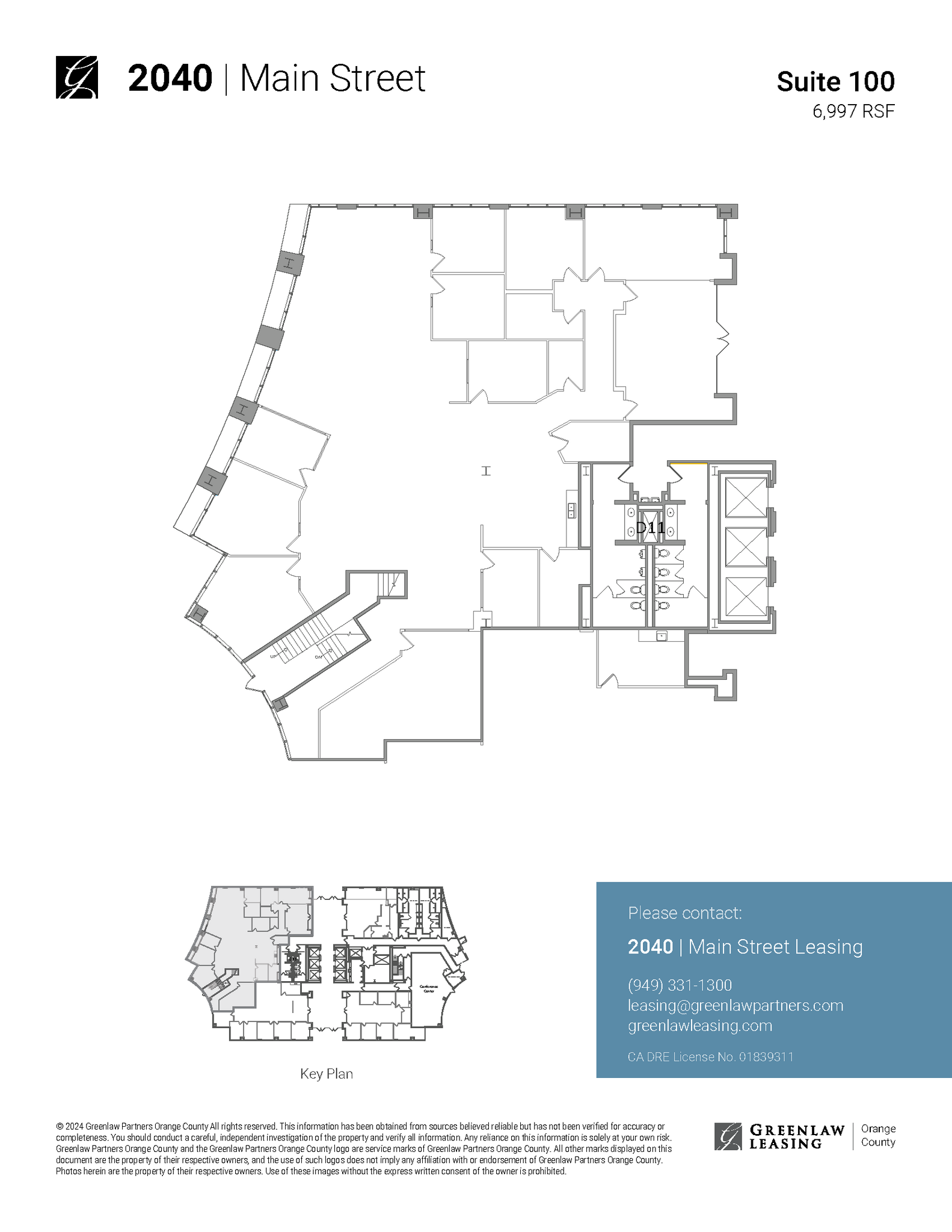 2040 Main St, Irvine, CA for lease Floor Plan- Image 1 of 10