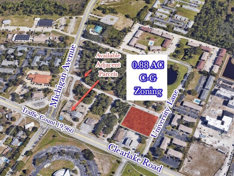 Clearlake Rd, Cocoa, FL 32922 & University Lane Land in Opportunity