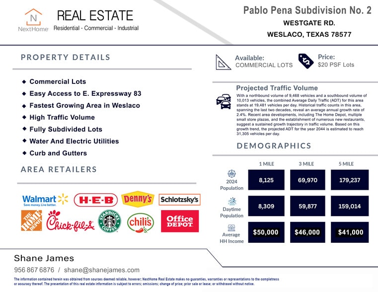 1805 N. Westgate Drive, Weslaco, TX for sale - Other - Image 2 of 4