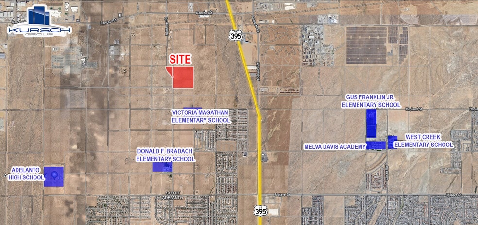 Bellflower St & Cassia Rd. rd, Adelanto, CA for sale - Building Photo - Image 2 of 6