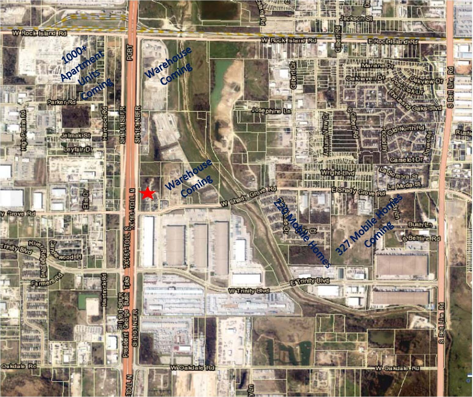 902 W Shady Grove Rd, Grand Prairie, TX for sale Aerial- Image 1 of 1