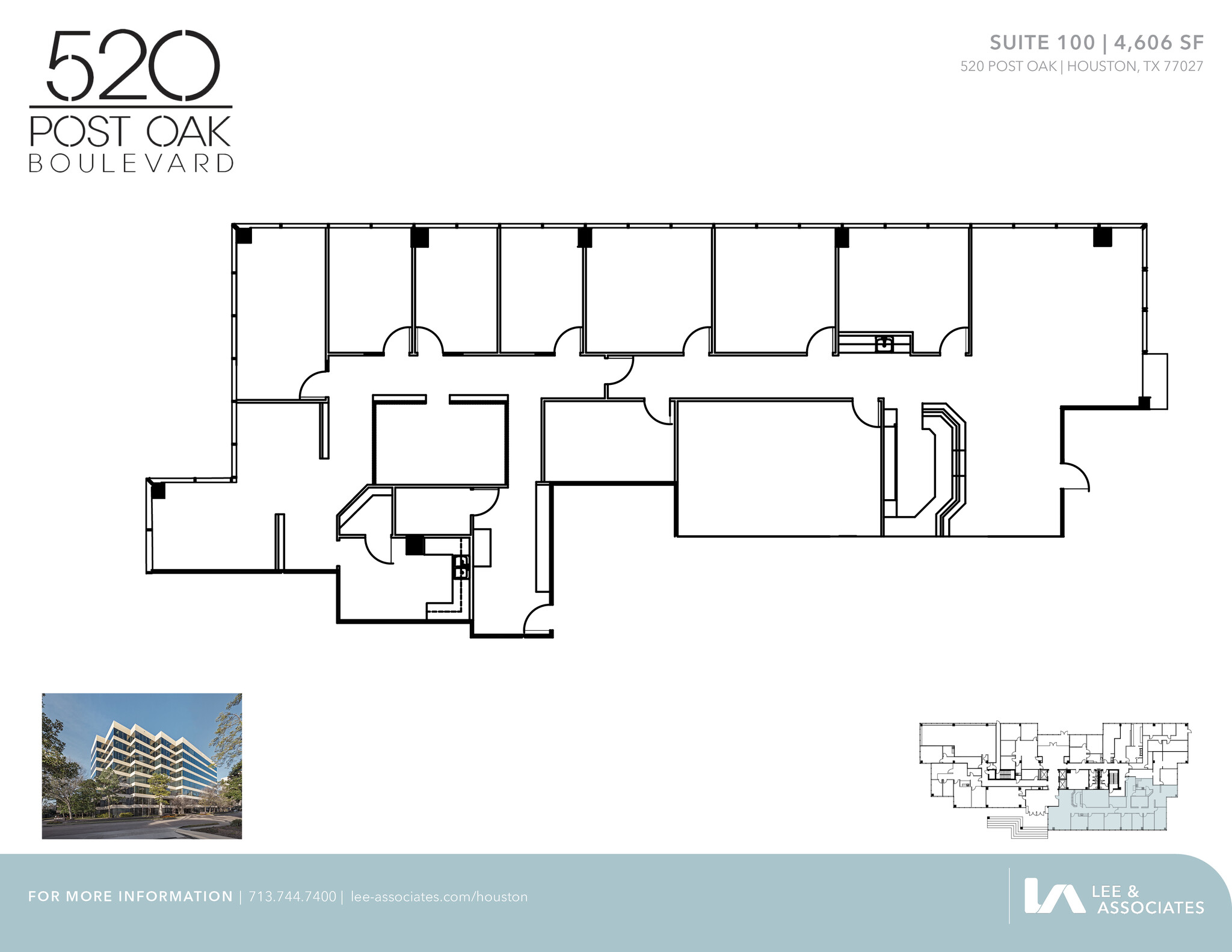 520 Post Oak Blvd, Houston, TX for lease Floor Plan- Image 1 of 1