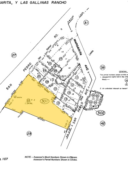 30 N San Pedro Rd, San Rafael, CA for lease - Plat Map - Image 2 of 4