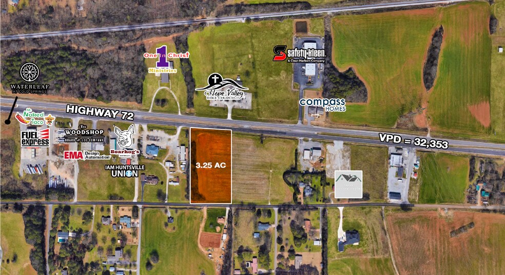 Hwy 72 E, Huntsville, AL for sale - Building Photo - Image 1 of 1