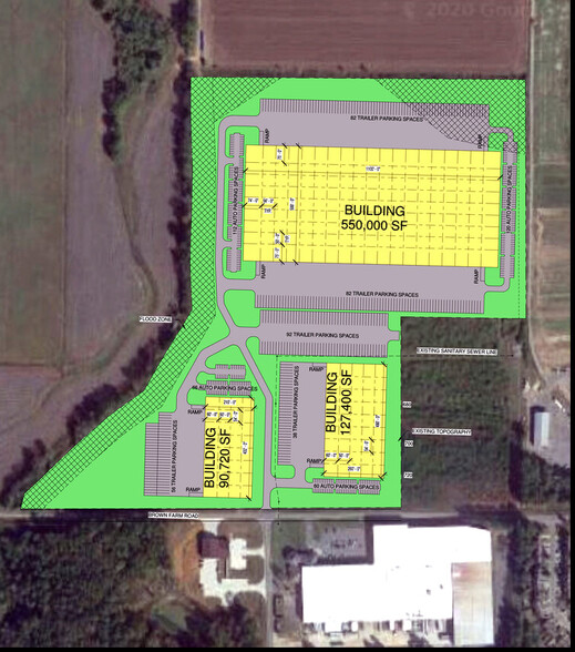 329 Brown Farm Rd, Cartersville, GA for sale - Site Plan - Image 1 of 1